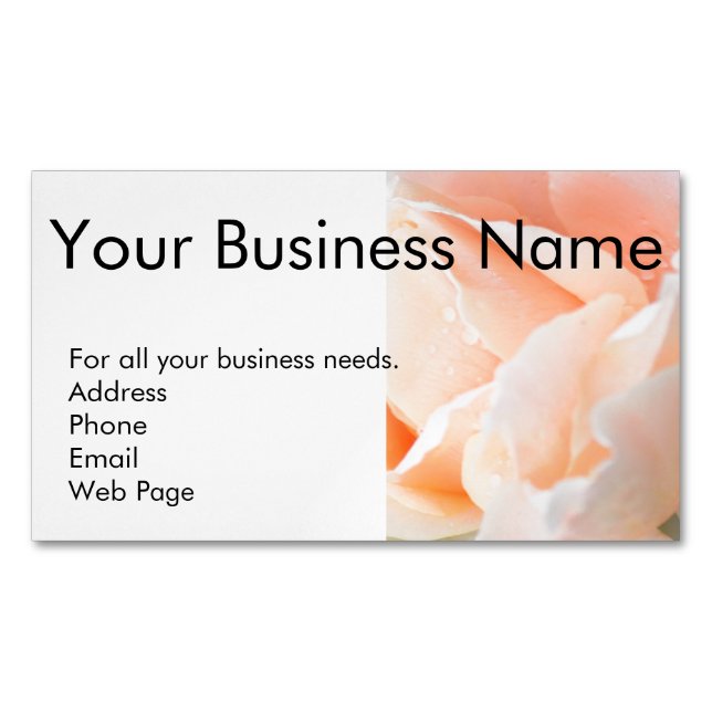 Tarjeta De Visita Magnética Magnetic Business Cards - Self Promotion (Anverso)
