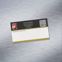 Tarjeta De Visita Magnética Magnetiska visitkort — Connect, Elegant