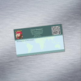 Tarjeta De Visita Magnética Magnetiska visitkort — Connect, World