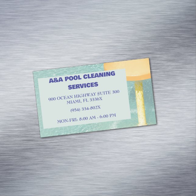 Tarjeta De Visita Magnética Mantenimiento del grupo azul (In Situ)