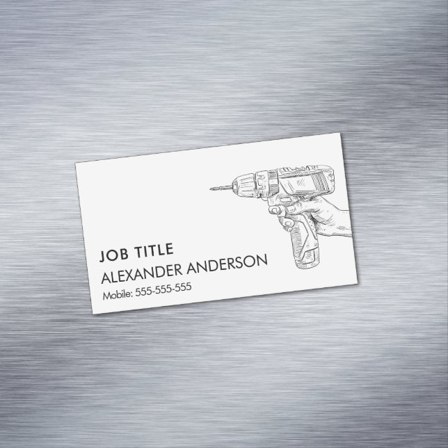 Tarjeta De Visita Magnética Mantenimiento mínimo de herramientas de servicios  (In Situ)