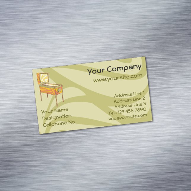 Tarjeta De Visita Magnética Máquina de pinball (In Situ)