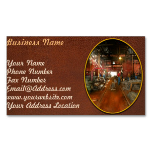 Tarjeta De Visita Magnética Maquinista - el bombeo hacia fuera parte 1905