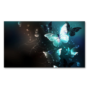 Tarjeta De Visita Magnética Mariposas nocturnas
