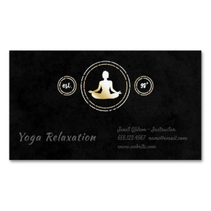 Tarjeta De Visita Magnética Meditación