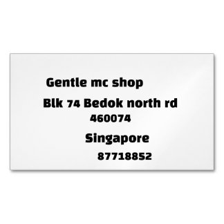 Tarjeta De Visita Magnética Mi bu