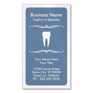 Tarjeta De Visita Magnética Mod Dentist Magnetic