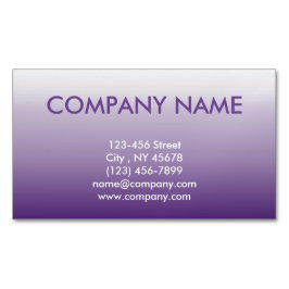 Tarjeta De Visita Magnética Moda Girona minimalista lavanda lacustre laca púrp