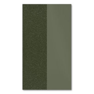 Tarjeta De Visita Magnética Modern Moss Green Textured Business Magnet