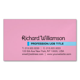 Tarjeta De Visita Magnética Moderno Personalizado profesional Minimalista eleg