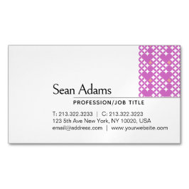 Tarjeta De Visita Magnética Moderno Personalizado profesional Minimalista eleg