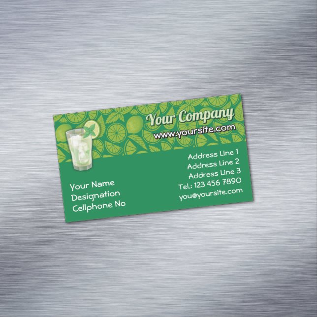 Tarjeta De Visita Magnética Mojito (In Situ)