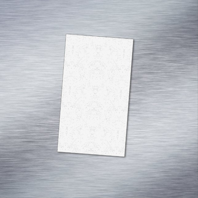 Tarjeta De Visita Magnética Monochrome Floral Pattern – Elegant Seamless Art (In Situ)