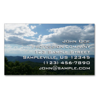 Tarjeta De Visita Magnética Montañas Apalaches II Shenandoah