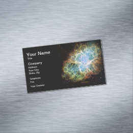 Tarjeta De Visita Magnética Nebulosa del Cangrejo