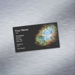 Tarjeta De Visita Magnética Nebulosa del Cangrejo