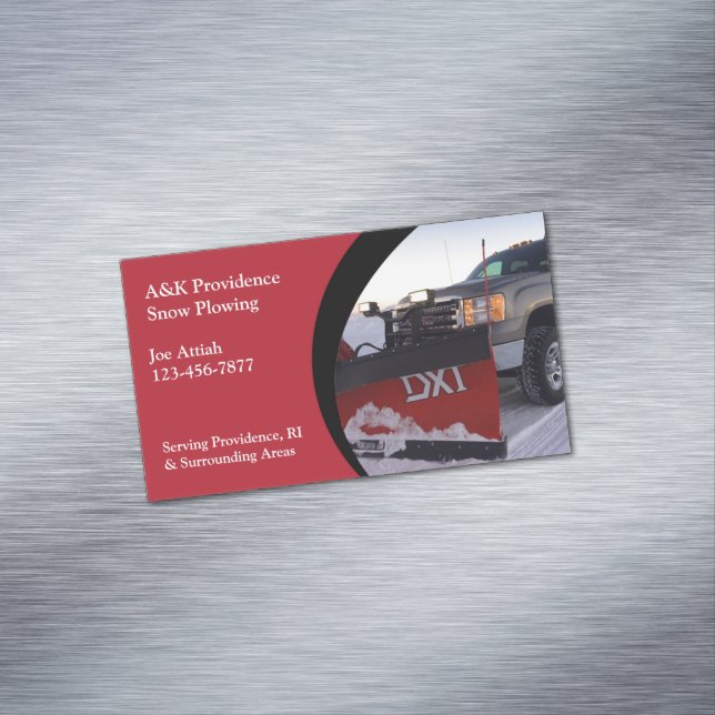Tarjeta De Visita Magnética Nieve en picado (In Situ)