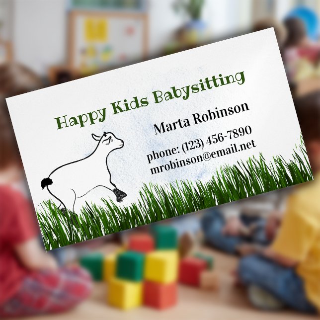 Tarjeta De Visita Magnética Niñas felices y niños que beben (Subido por el creador)