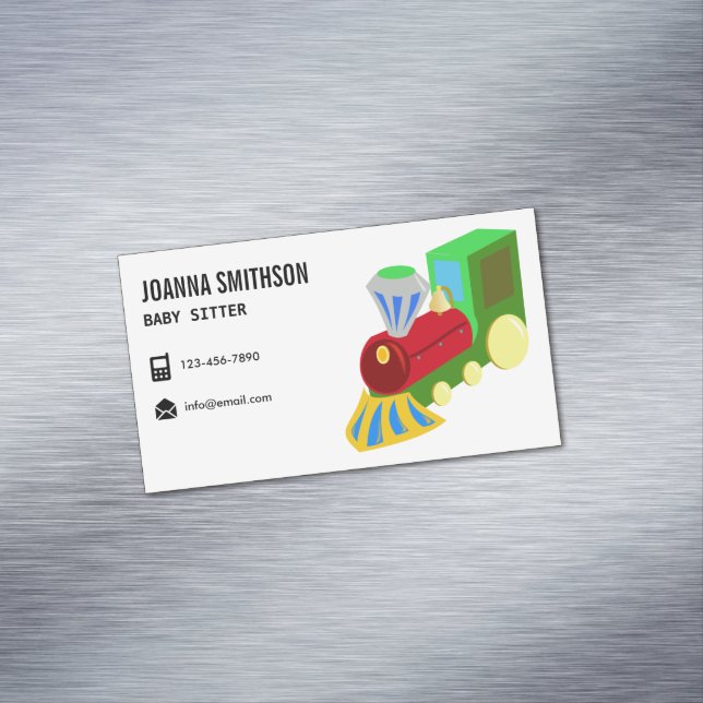 Tarjeta De Visita Magnética Niñera en guardería infantil (In Situ)