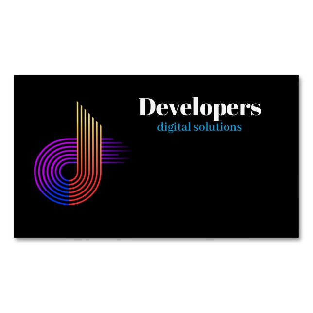 Tarjeta De Visita Magnética NovaCode Digital Solutions (Anverso)