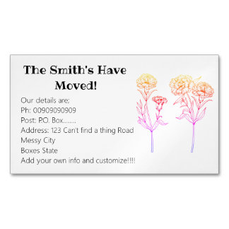 Tarjeta De Visita Magnética Nuevos detalles de la carga