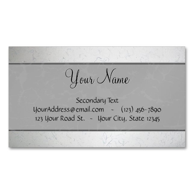 Tarjeta De Visita Magnética Nuevos elementos de Personalizable (Anverso)