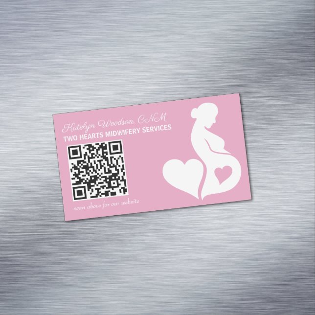 Tarjeta De Visita Magnética OBGYN QR Code (In Situ)