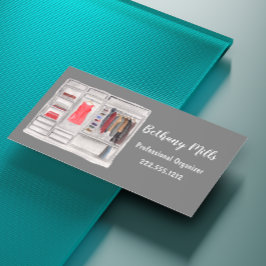 Tarjeta De Visita Magnética Organizador del hogar profesional de acuarela