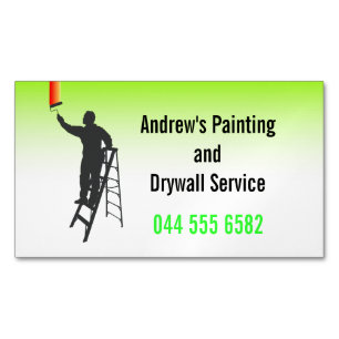 Tarjeta De Visita Magnética Painter Crea tu propio