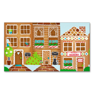 Tarjeta De Visita Magnética Panadería personalizada