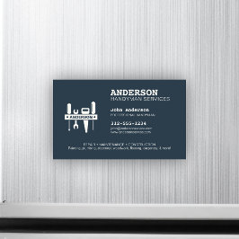 Tarjeta de visita magnética para reparación de cas