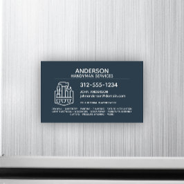 Tarjeta de visita magnética para reparación de cas