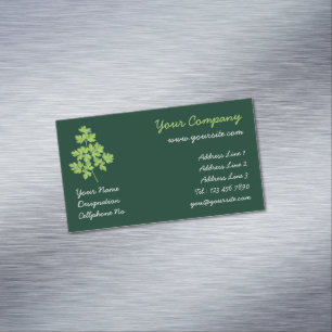 Tarjeta De Visita Magnética Parsley