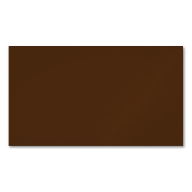 Tarjeta De Visita Magnética Pastel Brown, Pine Cone, Puce, (Anverso)