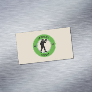 Tarjeta De Visita Magnética Pelota de combate