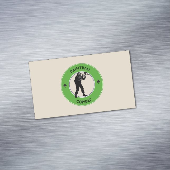 Tarjeta De Visita Magnética Pelota de combate (In Situ)