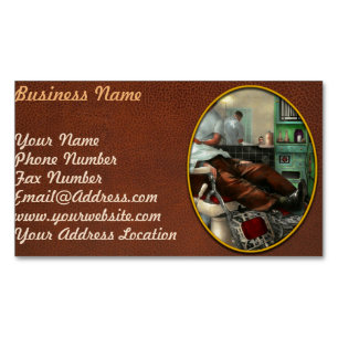 Tarjeta De Visita Magnética Peluquero - afeitado - la peluquería de caballeros