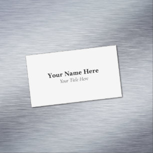 Tarjeta De Visita Magnética Personalizado