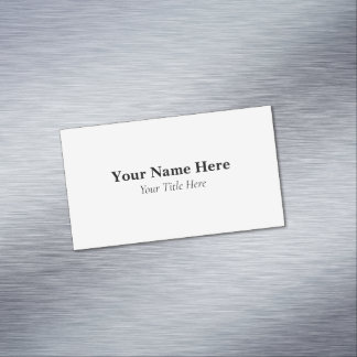 Tarjeta De Visita Magnética Personalizado