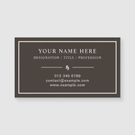 Tarjeta de visita magnética personalizado con Prof