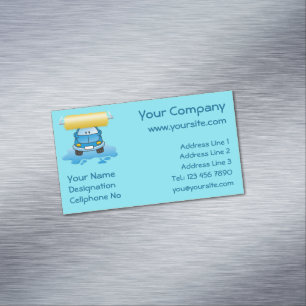 Tarjeta De Visita Magnética Personalizado de lavado de cara