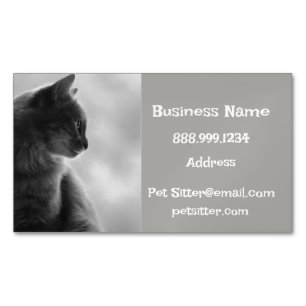 Tarjeta De Visita Magnética Personalizado Dog Walker, Mascota Sitting Business