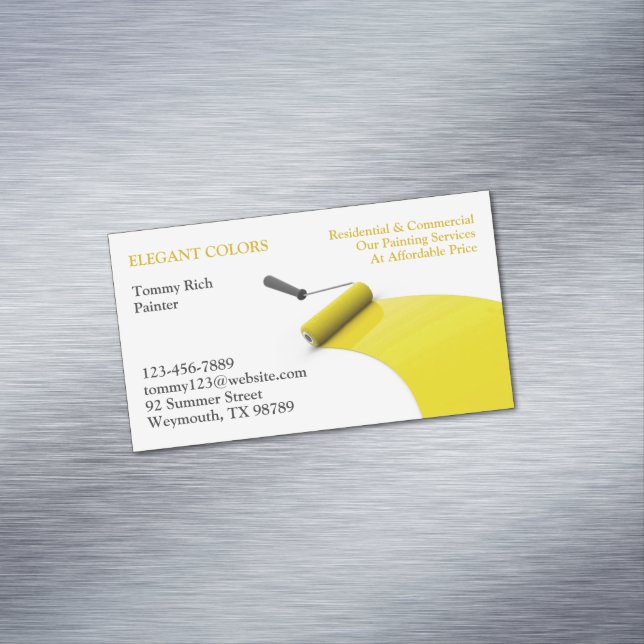 Tarjeta De Visita Magnética Pintura (In Situ)