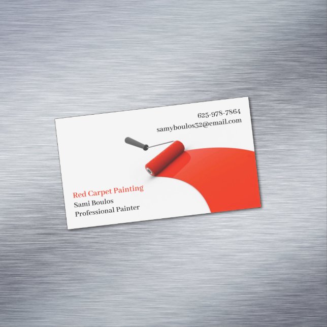 Tarjeta De Visita Magnética Pintura (In Situ)