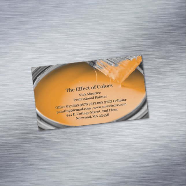 Tarjeta De Visita Magnética Pintura (In Situ)