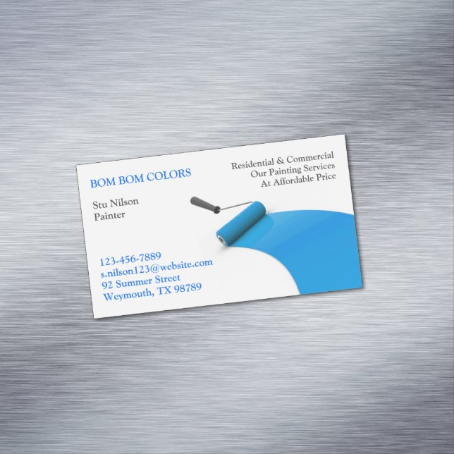 Tarjeta De Visita Magnética Pintura (In Situ)