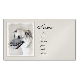 Tarjeta De Visita Magnética Pintura de Chinook (Orejas de helicóptero) - Arte 