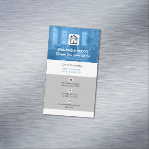 Tarjeta De Visita Magnética Pintura y decoración   Servicios de impresoras de 