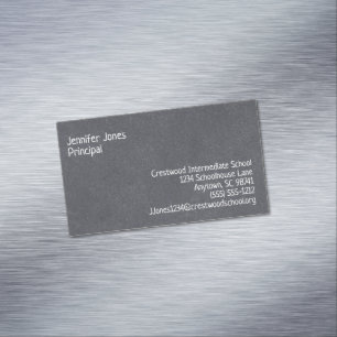 Tarjeta De Visita Magnética Pizarra estilo 7 líneas Personalizado