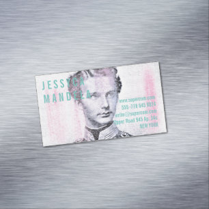 Tarjeta De Visita Magnética Placer de las acuarelas